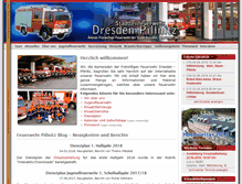 Tablet Screenshot of feuerwehr-pillnitz.de